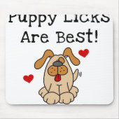 De Likken van het puppy zijn Best Muismat (Voorkant)