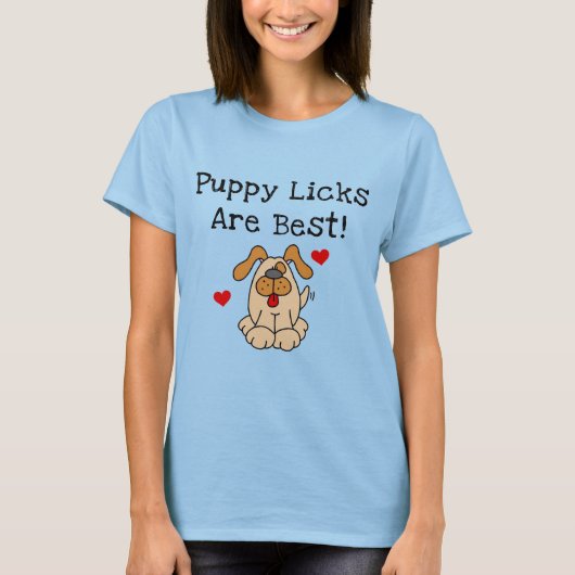 De Likken van het puppy zijn Beste T-shirts en (Voorkant)