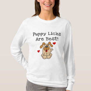 De Likken van het puppy zijn Beste T-shirts en