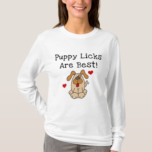De Likken van het puppy zijn Beste T-shirts en (Voorkant)