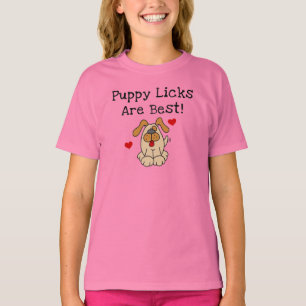 De Likken van het puppy zijn Beste T-shirts en
