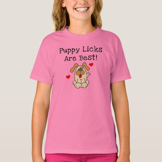 De Likken van het puppy zijn Beste T-shirts en (Voorkant)
