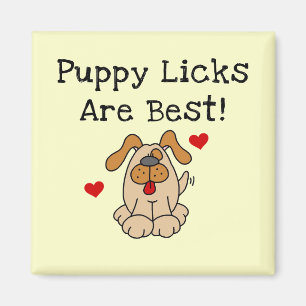De Likken van het puppy zijn Beste T-shirts en Gif Magneet