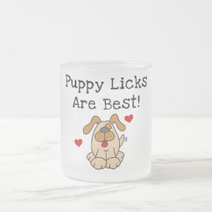De Likken van het puppy zijn Beste T-shirts en Matglas Koffiemok