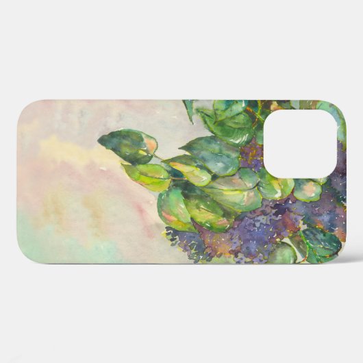 de lila bloesems Case-Mate iPhone case (Achterkant (horizontaal))