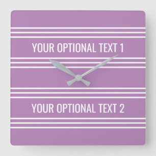 De lila klok van de de douanemuur van Strepen