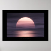 De lila sunset poster (Voorkant)