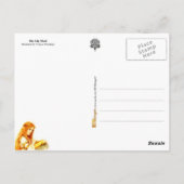 De Lily Maid met Lancelot's Shield Briefkaart (Achterkant)