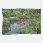 De Lily Pond bij RHS Wisley Theedoek (Horizontaal)