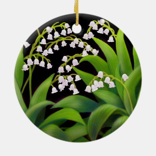 De Lily van de Valley Floral Ornament (Achterkant)