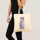 De limiet bestaat niet. tote bag (Voorkant (product))