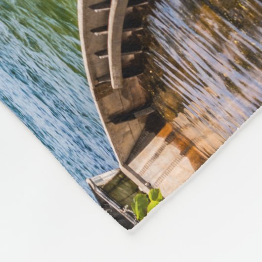 De Limmat-rivier, Zürich Fleece Deken (Hoek)