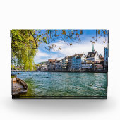 De Limmat-rivier, Zürich Fotoblokken (Voorkant)