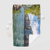 De Limmat-rivier, Zürich Golfhanddoek (Insitu)