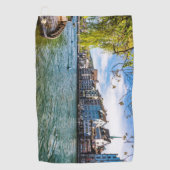 De Limmat-rivier, Zürich Golfhanddoek (Voorkant)