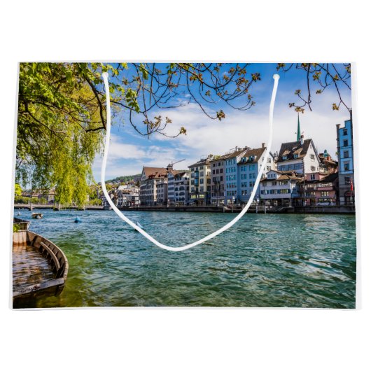 De Limmat-rivier, Zürich Groot Cadeauzakje (Voorkant)