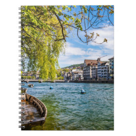 De Limmat-rivier, Zürich Notitieboek