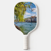 De Limmat-rivier, Zürich Pickleball Paddle (Voorkant)