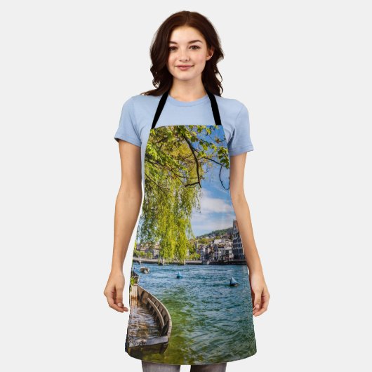 De Limmat-rivier, Zürich Schort (Gedragen)