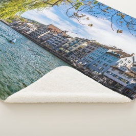 De Limmat-rivier, Zürich Sherpa Deken