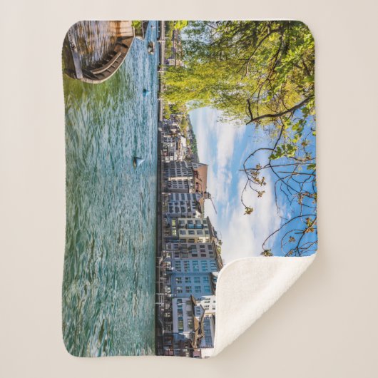 De Limmat-rivier, Zürich Sherpa Deken (Voorkant)