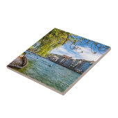 De Limmat-rivier, Zürich Tegeltje (Zijkant)