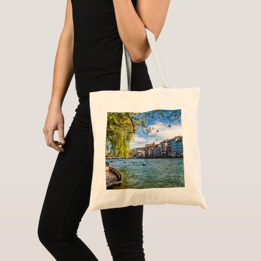 De Limmat-rivier, Zürich Tote Bag (Voorkant (product))