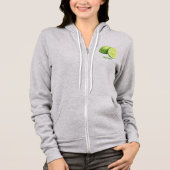 De limoen, sappig, vers groen fruit hoodie (Voorkant)