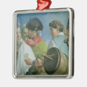 De limonadeverkoper metalen ornament (Links)