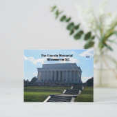 De Lincoln Memorial Briefkaart (Staand voorkant)