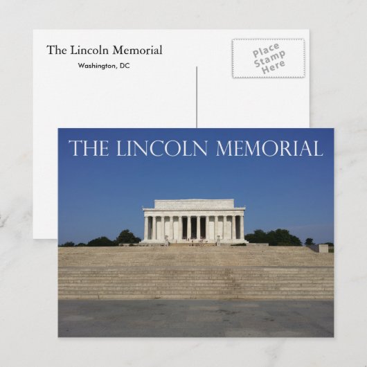 De Lincoln Memorial Briefkaart (Voorkant / Achterkant)