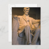 De Lincoln Memorial in Washington DC. Briefkaart (Voorkant / Achterkant)