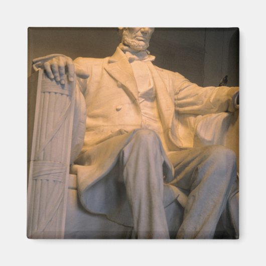 De Lincoln Memorial in Washington DC. Magneet (Voorkant)