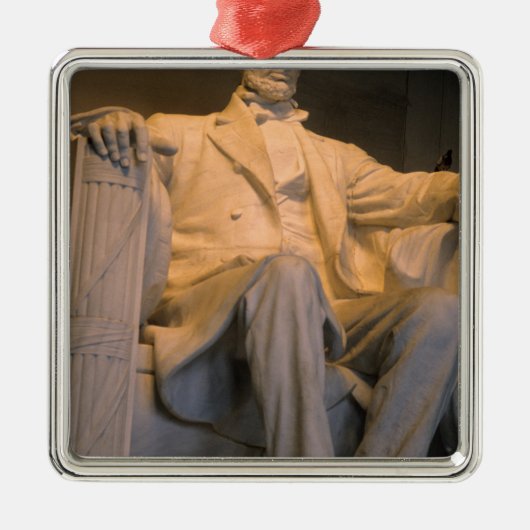 De Lincoln Memorial in Washington DC. Metalen Ornament (Voorkant)