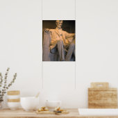 De Lincoln Memorial in Washington DC. Poster (Keuken)