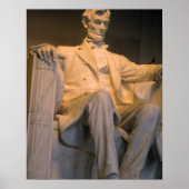 De Lincoln Memorial in Washington DC. Poster (Voorkant)