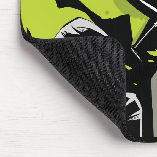 De lineaire moon Mousepad Muismat (Hoek)