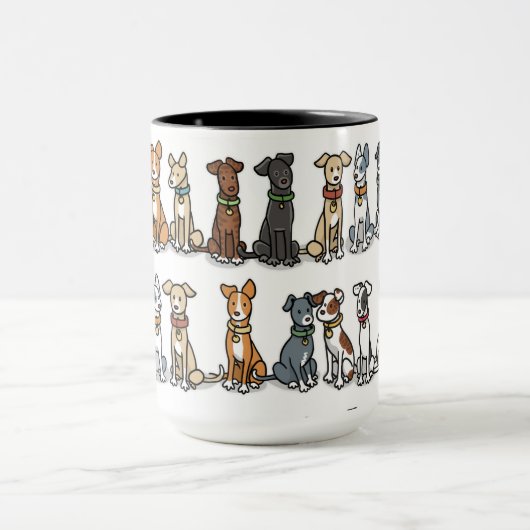 De Lineup Dog Mok (Midden)