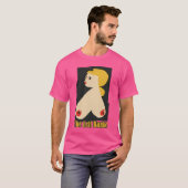 De linkerbank 60s esthetiek t-shirt (Voorkant volledig)