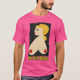 De linkerbank 60s esthetiek t-shirt