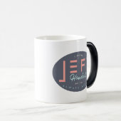 De linkerhand is altijd juist grappig genoeg magische mok (Voorkant rechts)