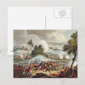 De linkervleugel van het Britse leger in actie bij Briefkaart (Voorkant / Achterkant)