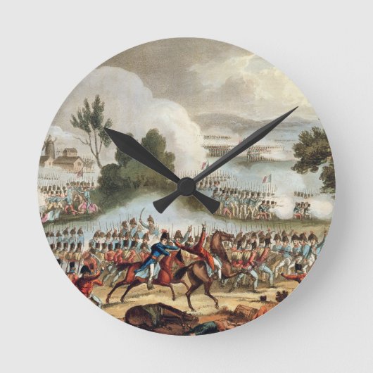 De linkervleugel van het Britse leger in actie bij Ronde Klok (Voorkant)