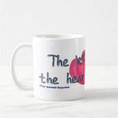 De linkerzijde is waar het hart is koffiemok (Links)