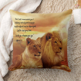 De lion- en lioness-scripts zijn een sterk Sierkus Kussen