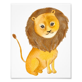 De Lion King Hand Foto Afdruk