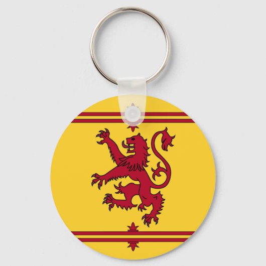 De Lion Rampant van Schotland Sleutelhanger (Voorkant)