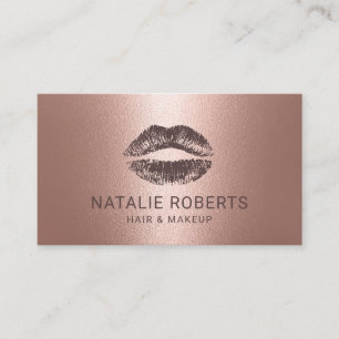 De Lippen van de Kunstenaar van de make-up namen Visitekaartje