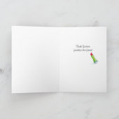 De lippenstift is Beëindigde vriendschapskaart Kaart (Binnen)