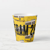 De Lissabon Tram 28 Latte Mok (Voorkant)